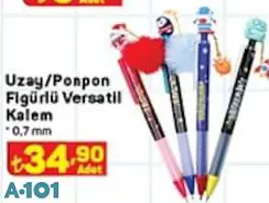 BEESTAR UZAY/PONPON FİGÜRLÜ VERSATİL KALEM